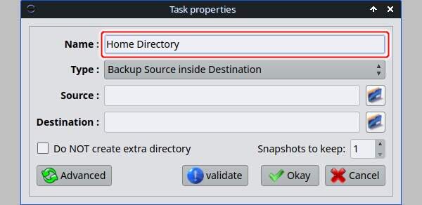 5. Nameを入力 5. Nameを入力
