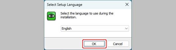 1. インストール中の言語の選択