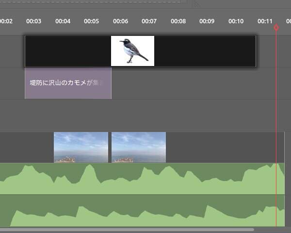 11. 画像クリップを8秒に切り詰める