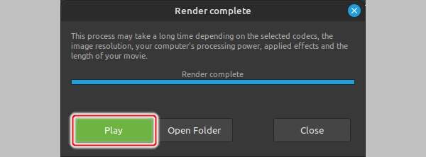 1. [Play]ボタンを押す