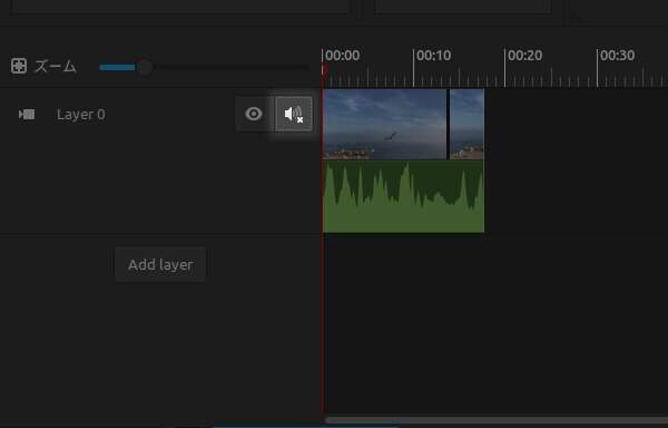 4. 音声が無音化される